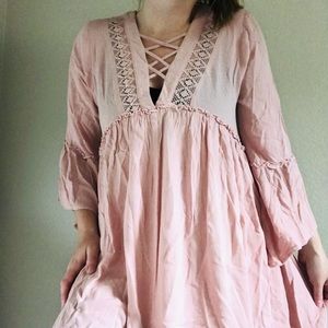 She + Sky Pink Tunic/Dress